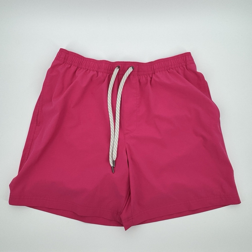 Sonoma Swim Trunks Mens Large Hot Pink Lined Y2K Coastal Preppy Beachcore 7"‎